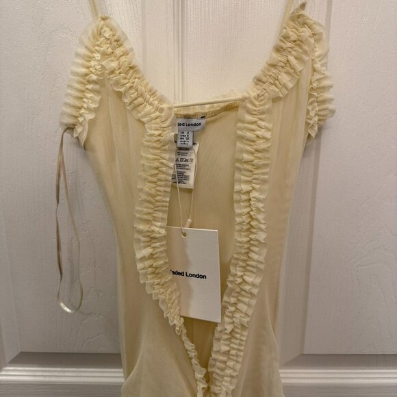 Fatalle Maxi Dress in Vanilla - Jaded London - Picture 3 of 7